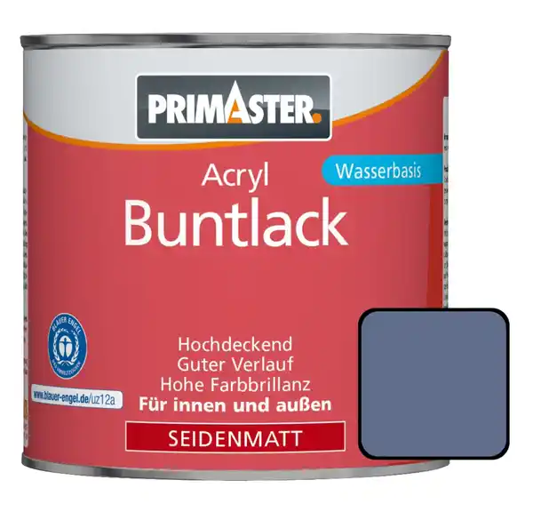 Bild 1 von Primaster Acryl Buntlack RAL 5014 375 ml taubenblau seidenmatt