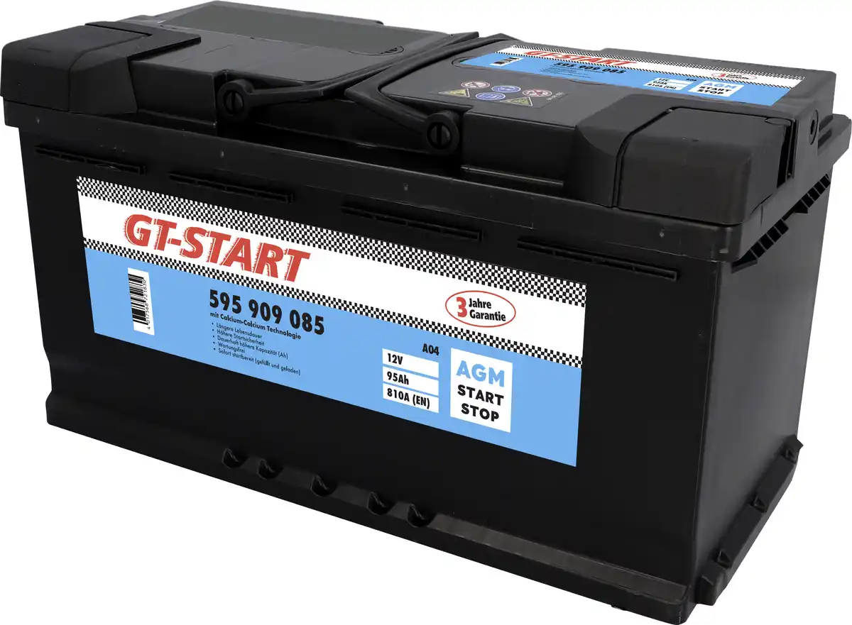 Bild 1 von GT-Start Starterbatterie AGM 95Ah 810A
