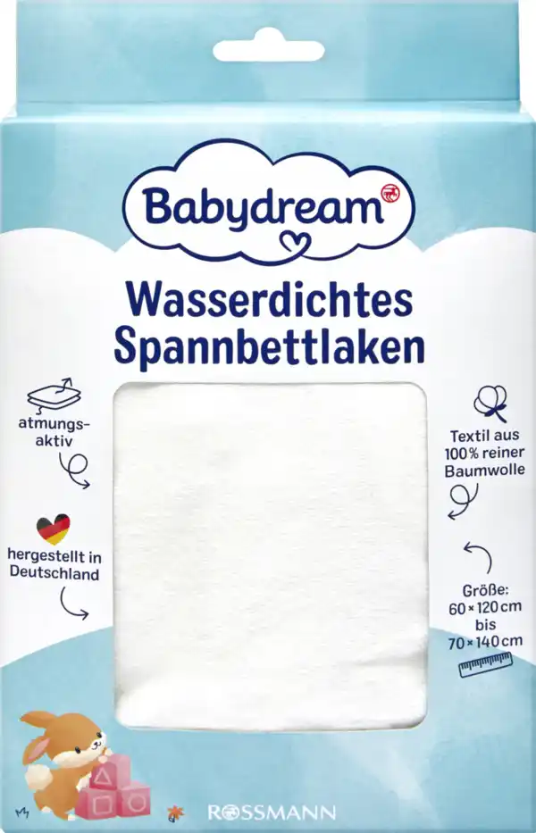 Bild 1 von Babydream Wasserdichtes Spannbettlaken