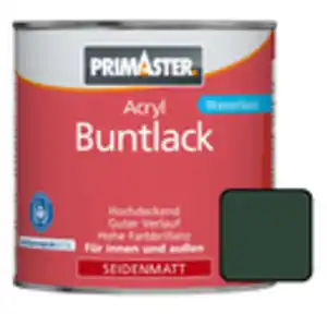 Primaster Acryl Buntlack RAL 6005 750 ml moosgrün seidenmatt