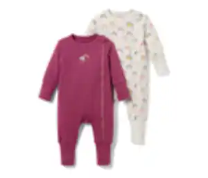 2 Baby-Pyjamas, Regenbogen