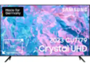 SAMSUNG GU43CU7179 LED TV (Flat, 43 Zoll / 108 cm, UHD 4K, SMART TV, Tizen), Schwarz