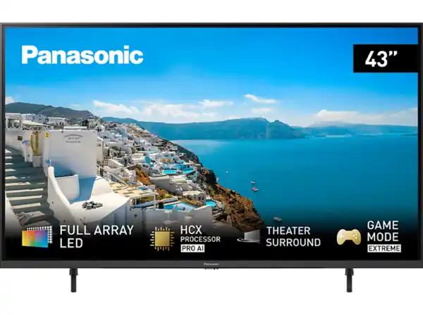 Bild 1 von PANASONIC TX-43MXW944 Full Array LED TV (Flat, 43 Zoll / 108 cm, UHD 4K, SMART TV, My Home Screen 8.0), Schwarz