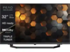 PEAQ PTV 32H-5024C LED TV (32 Zoll / 80 cm, HD-ready), Schwarz