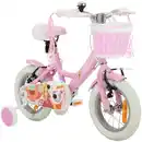 Bild 1 von Actionbikes Kinderfahrrad Princess, 12 Zoll, rosa, V-Brake-Bremsen, Prinzessinnen-Design, Stützräder