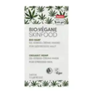 2 x BIO:VÉGANE SKINFOOD Organic Hemp De-Stress Gesichtsmaske