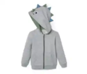 Kinder-Sweatjacke mit Dino-Applikation