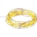 Bild 1 von LED-Drahtlichterkette 320 LEDs Warmweiß Silbernes Kabel 35 m