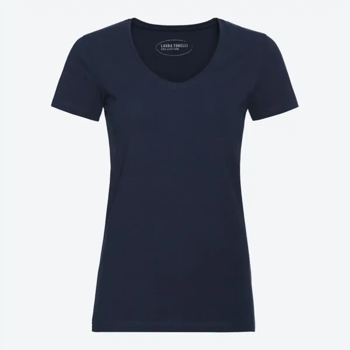 Bild 1 von Damen-T-Shirt mit V-Ausschnitt, Dark-blue