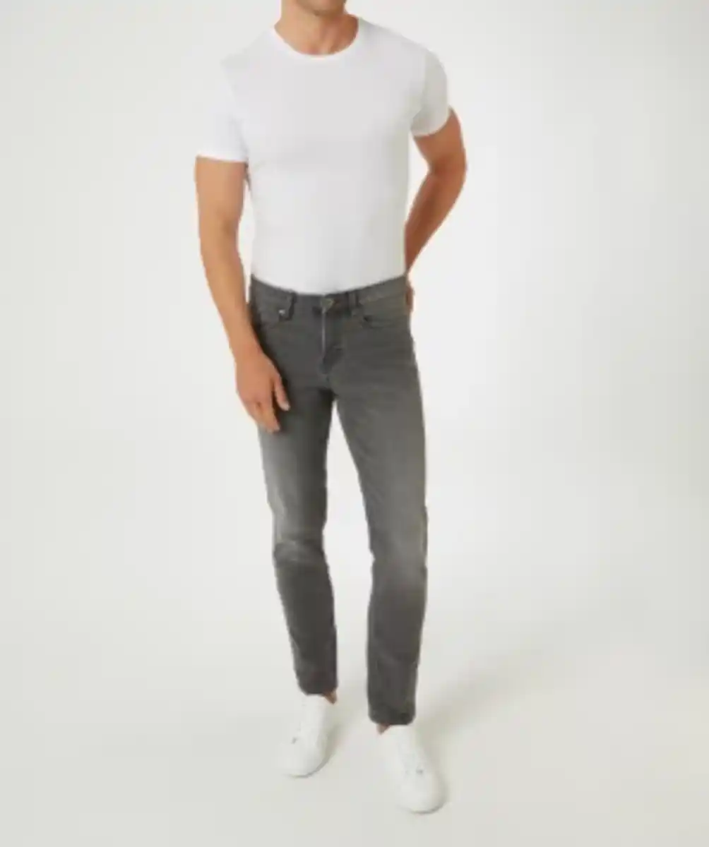 Bild 1 von Basic Jeans, X-Mail, Straight-fit, jeans grau