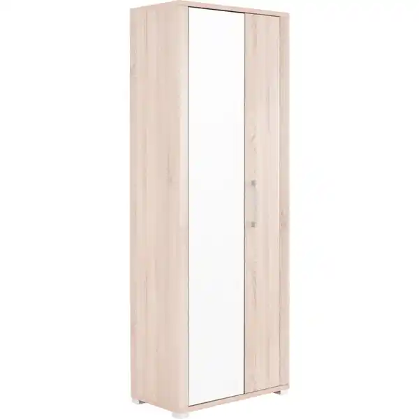 Bild 1 von Mid.you Garderobenschrank, Sonoma Eiche, Kunststoff, 5 Fächer, 74x200x40 cm, Beimöbel erhältlich, Garderobe, Garderobenschränke, Garderobenschränke