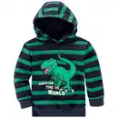 Bild 1 von Jungen Hoodie mit Dino-Applikation DUNKELBLAU / DUNKELGRÜN