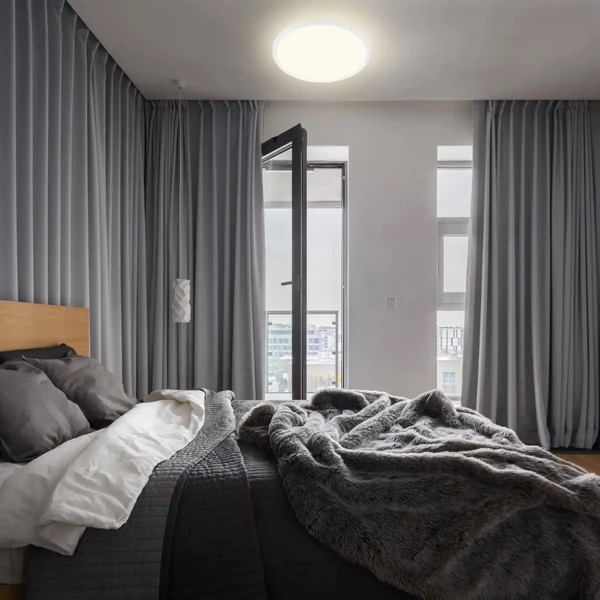 Bild 3 von Brilo LED-Deckenleuchte Slim 18 W Rund Weiß