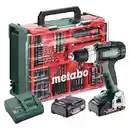 Bild 2 von Metabo Akku-Schlagbohrmaschine SB 18 L Set Mobile Werkstatt 78tlg. inkl. 2 Akkus