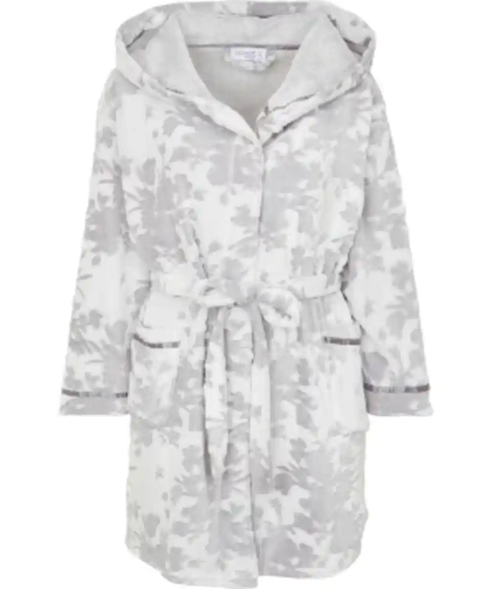 Bild 1 von Bademantel in Ausbrenneroptik, verschiedene Designs, grau