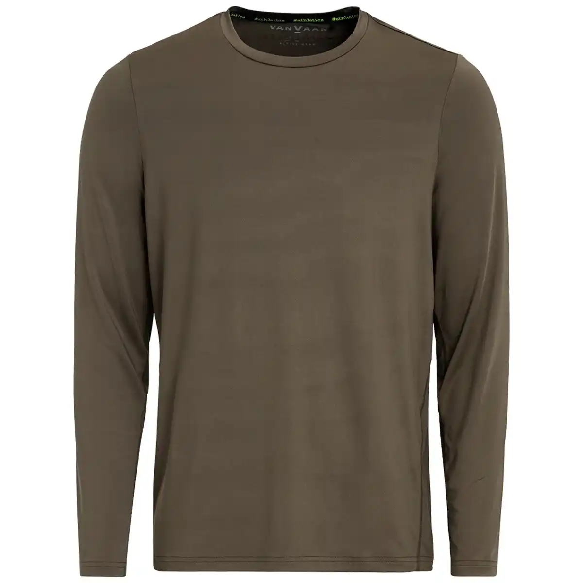 Bild 1 von Herren Sport-Langarmshirt im Basic-Look OLIV
