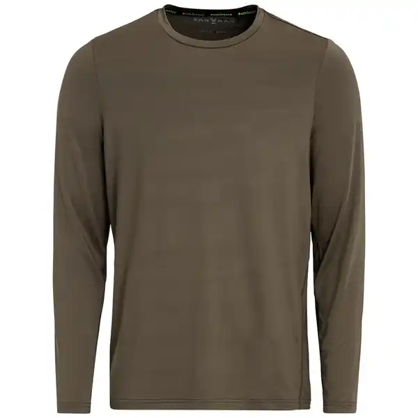 Bild 1 von Herren Sport-Langarmshirt im Basic-Look OLIV