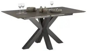 Ausziehtisch Luzern Dinner in Schwarz ca. 210x75x90cm