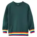 Bild 1 von Kinder Sweatshirt mit bunten Akzenten DUNKELGRÜN