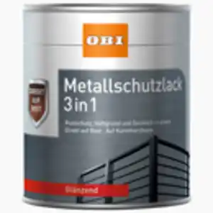 OBI Metallschutzlack 3in1 Weiß glänzend 750 ml