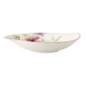 Villeroy & Boch Schale Mariefleur Serve and Salad, Mehrfarbig, Weiß, Keramik, Floral, rechteckig, Essen & Trinken, Geschirr, Schalen & Schüsseln, Sonstige Schüsseln