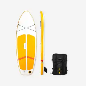 SUP-Board aufblasbar 8` Gr. S - SUP kompakt Einsteiger gelb/weiß Gelb|orange|weiß