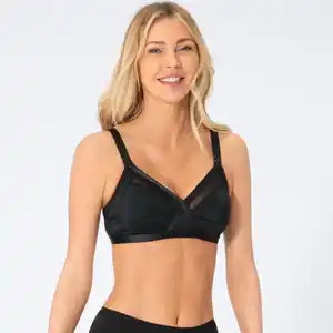 Damen-BH mit Netzstruktur, Black