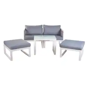 Modulares Bistro-Set aus Aluminium, 5-tlg.