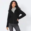 Bild 1 von Damen-Teddyfleecejacke mit Stehkragen, Black