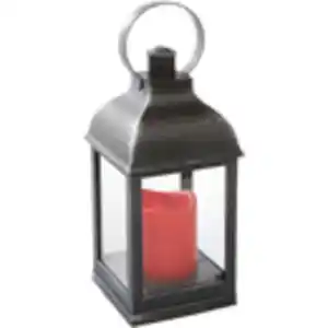 LED Outdoor Laterne Modo Schwarz-Rot