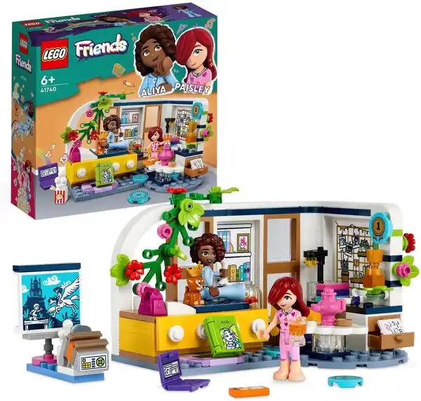 Bild 1 von LEGO® Konstruktionsspielsteine Aliyas Zimmer (41740), LEGO® Friends, (209 St), Made in Europe