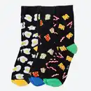 Bild 1 von Unisex-Socken in buntem Design, 3er-Pack, Yellow