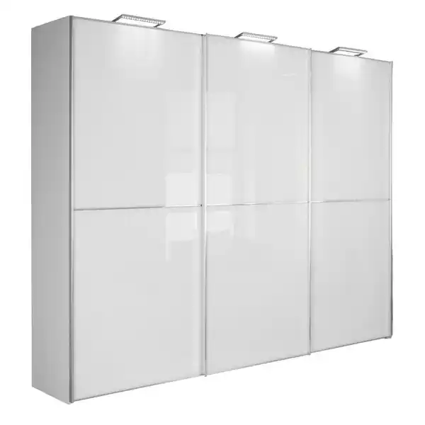 Bild 1 von Moderano Schwebetürenschrank Sinfonie Plus, Weiß, Holzwerkstoff, 6 Fächer, 249x222x68 cm, Lga, Goldenes M, BQ - Bündnis für Qualität, Made in Germany, Typenauswahl, Beimöbel erhältlich, umfan