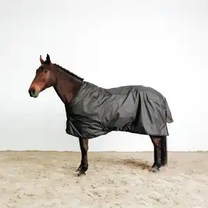 Regendecke Combo 1200D Allweather Pferd/Pony schwarz Schwarz