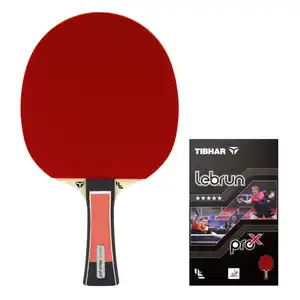 Tischtennisschläger Vereinssport 5 Schichten - Tibhar Lebrun Pro X 5* ITTF EINHEITSFARBE