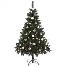 Bild 1 von Black Box Trees Weihnachtsbaum Fynn LED Silber-Mintgrün H 185 x Ø 115 cm