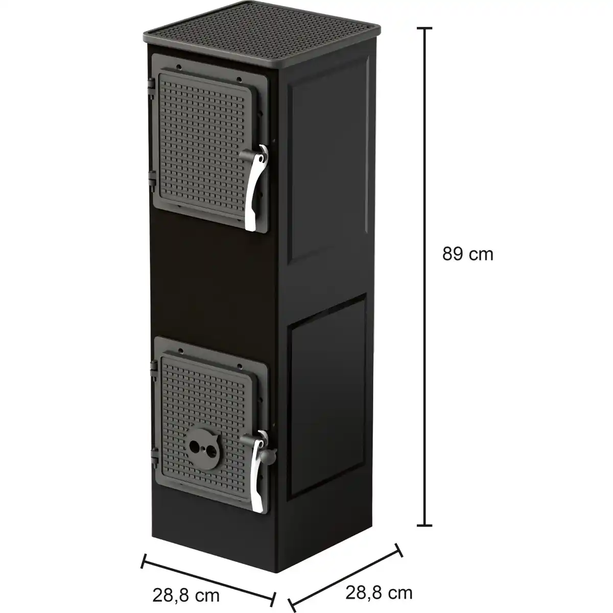 Bild 3 von Werkstattofen Toba 2.0 (UNI 1000) Stahl Schwarz 6 kW EEK: A+