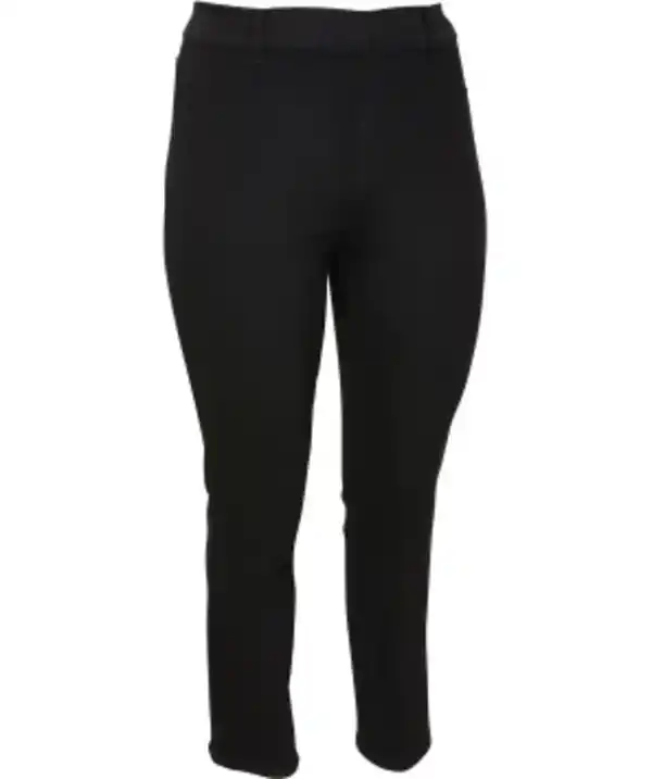 Bild 1 von Schwarze Jeggings, elastischer Bund, Denim black