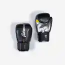 Bild 1 von Kickbox-/Muay-Thai-Handschuh 500 - schwarz Schwarz