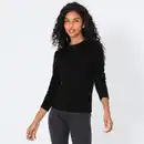 Bild 1 von Damen-Pullover mit Zopfmuster, Black