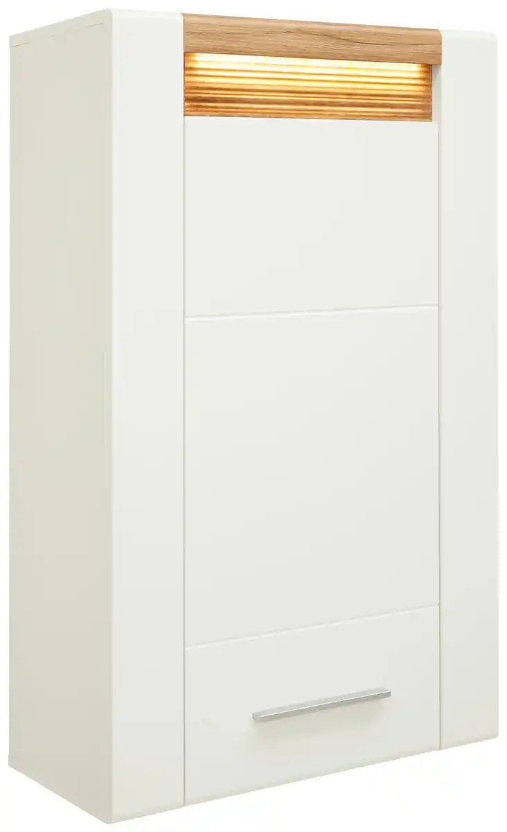 Bild 1 von Hängeelement in Weiß Hochglanz, Weiß, Eichefarben