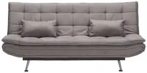 Schlafsofa in Grau, Grau