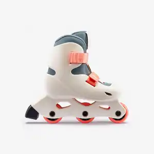 Inline Skates Inliner Kinder - Learn 100 beige Beige|grün|orange