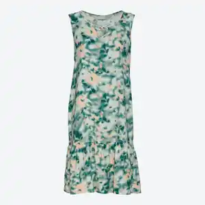 Damen-Kleid mit dekorativer Kette, Dark-green