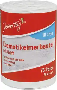 Jeden Tag Kosmetikeimerbeutel mit Griff 10 Liter