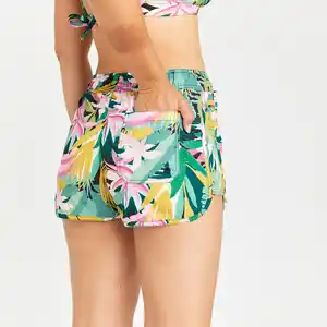 Boardshorts Damen - Tini Tropical grün Grün