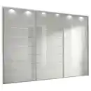 Bild 1 von Moderano Schwebetürenschrank, Silber, Weiß, Metall, 6 Fächer, 336x222x68 cm, Lga, Goldenes M, BQ - Bündnis für Qualität, Made in Germany, Typenauswahl, Beimöbel erhältlich, umfangreiches Zube