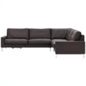 Erpo Ecksofa Classics 500, Braun, Leder, Echtleder, Dickleder, 5-Sitzer, Ottomane rechts, L-Form, 280x252 cm, Typenauswahl, Fußauswahl, Lederauswahl, Stoffauswahl, planbar, Armteilvarianten, Sitzqua