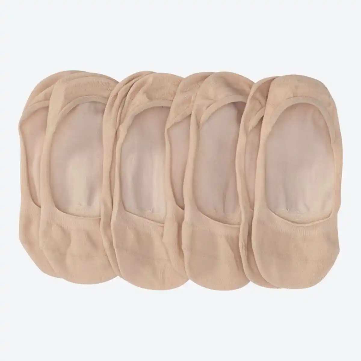 Bild 1 von Damen-Füßlinge im Ballerina-Style, 2er-Pack, Beige