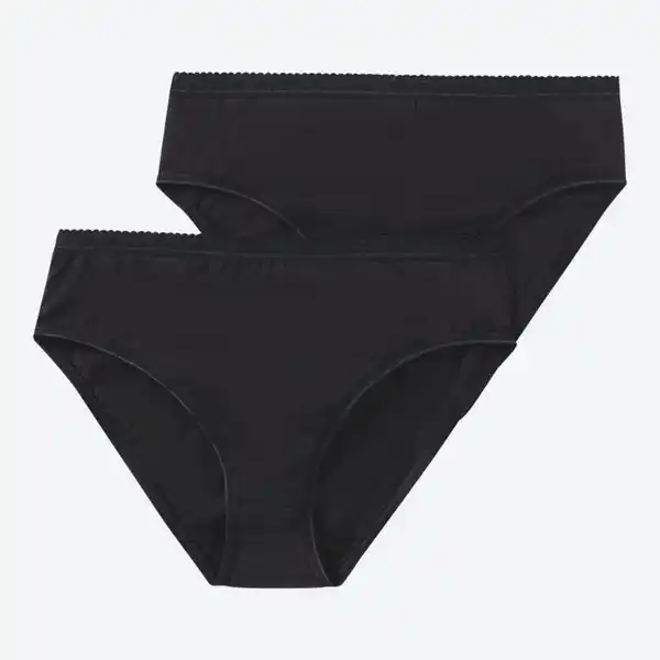 Bild 1 von Damen-Rioslip in Schwarz, 2er-Pack, Black